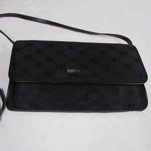 Black handbag Crossbody Bag Zip Compartments